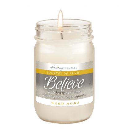 Believe Candle Image